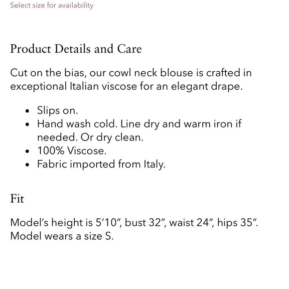 vince cowl neck cap sleeve blouse - Picture 12 of 12